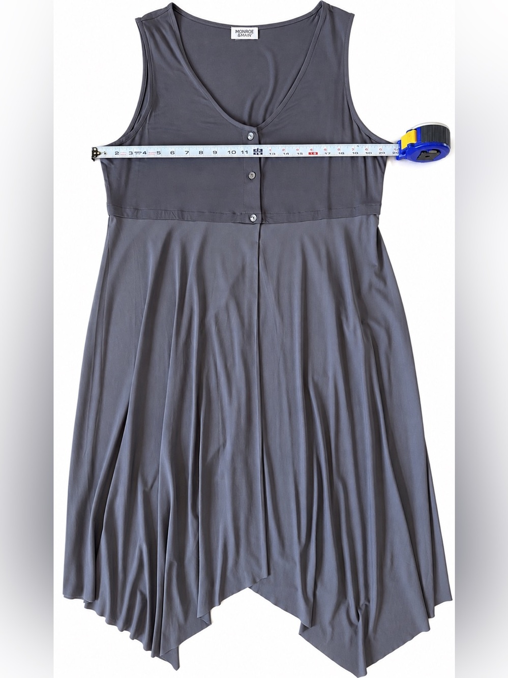 Monroe & Main Dress and Duster 2-Piece Set Grey XL NWOT - Picture 3 of 8